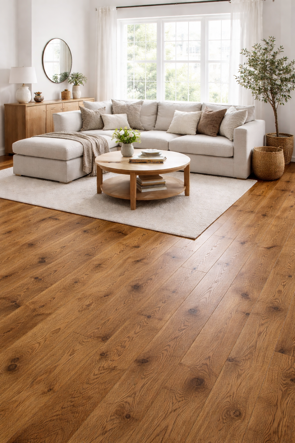 14/3 x 150mm Antique European Oak Engineered Plank - EFL2016