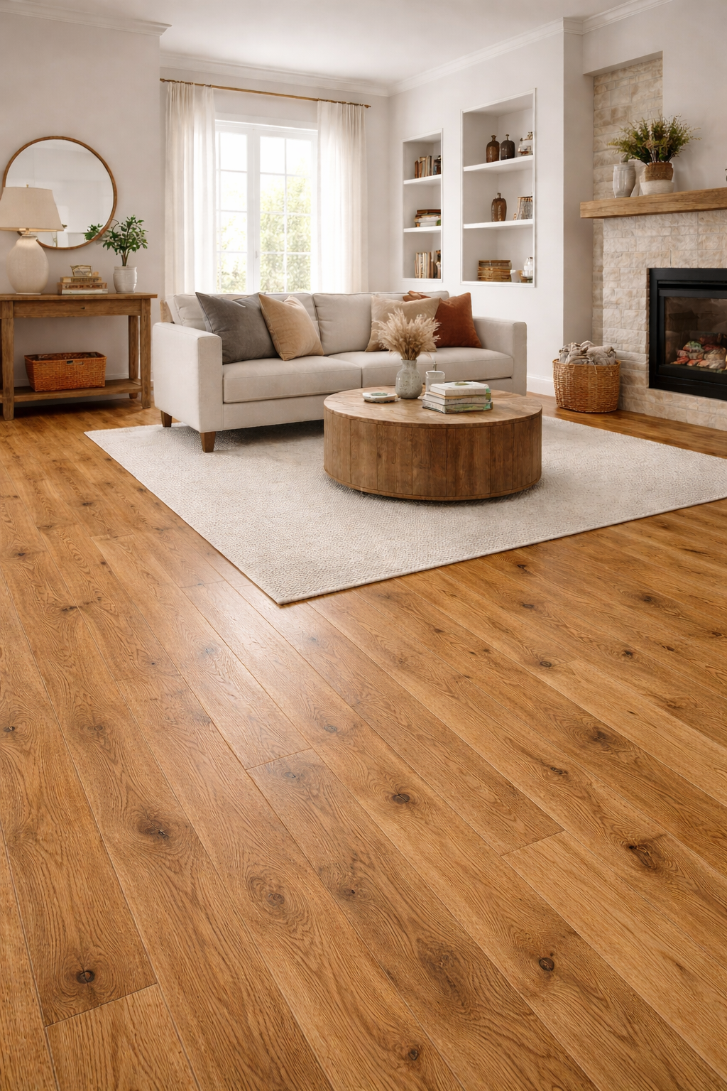 15/4 x 190mm Natural European Oak Engineered Plank