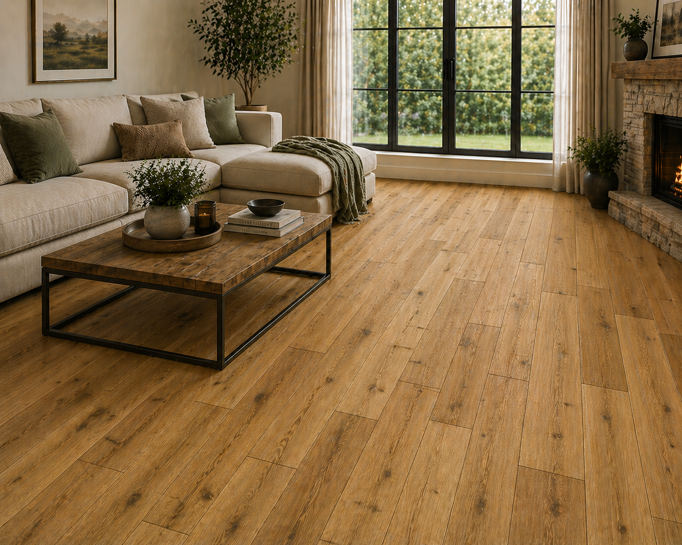 18/4 x 150mm Natural European Oak Engineered Plank - M3049