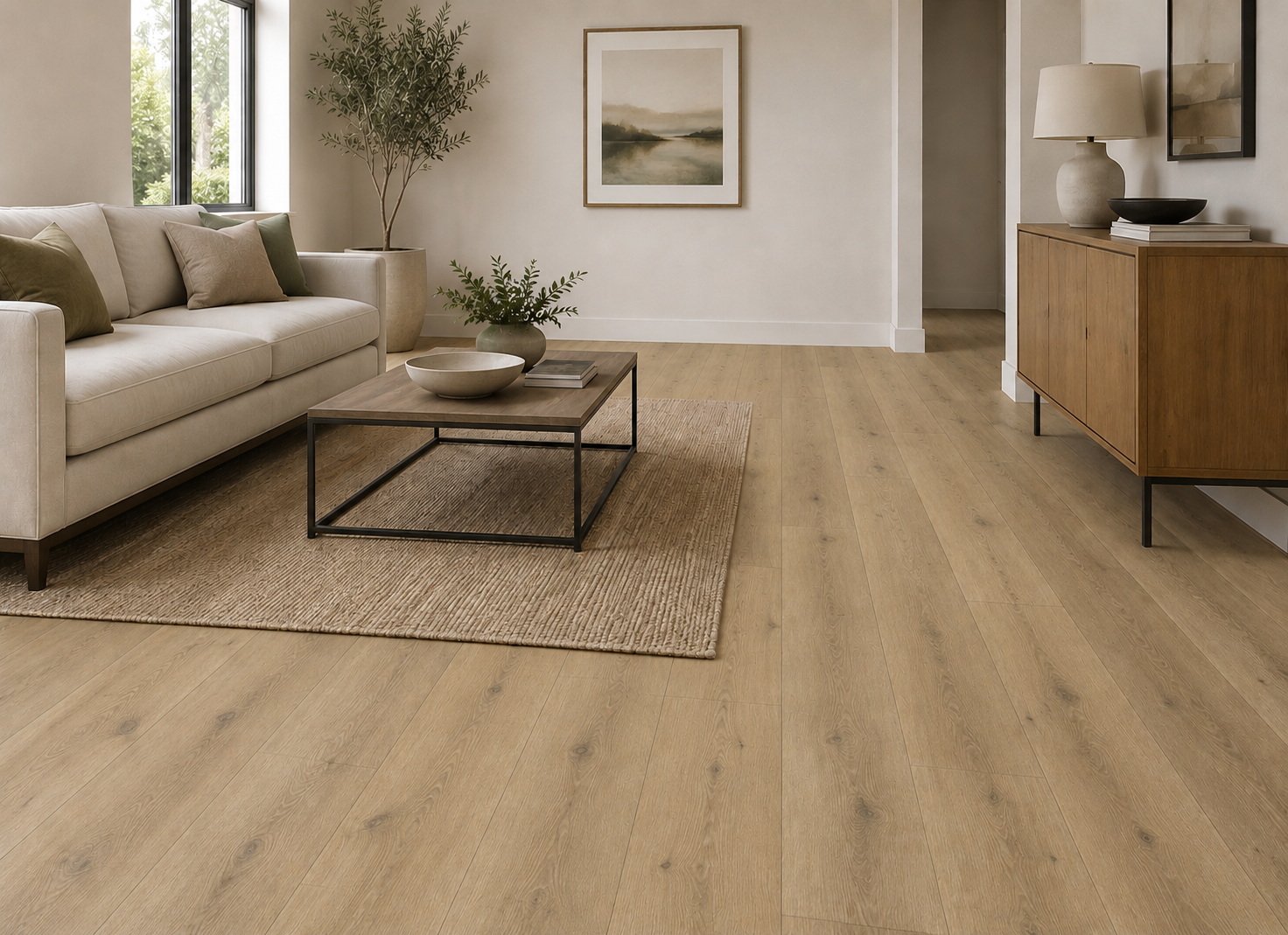 20/6 x 190mm Oak White European Oak Engineered Plank - M3083